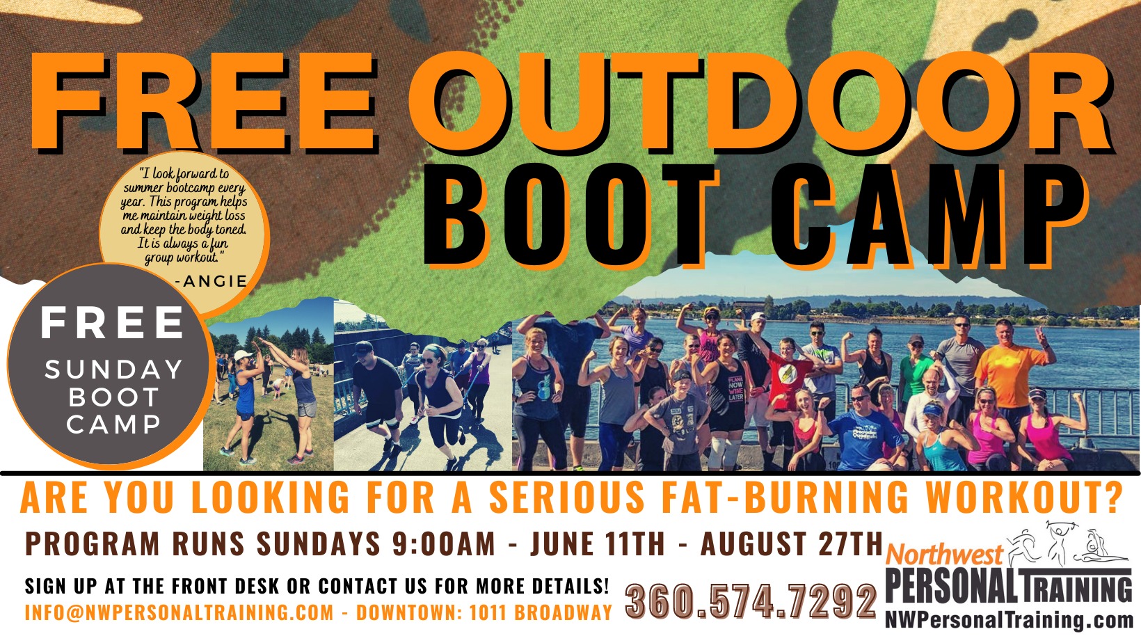 FREE OUTDOOR BOOTCAMP CLASSES ALL SUMMER Vancouver s Downtown